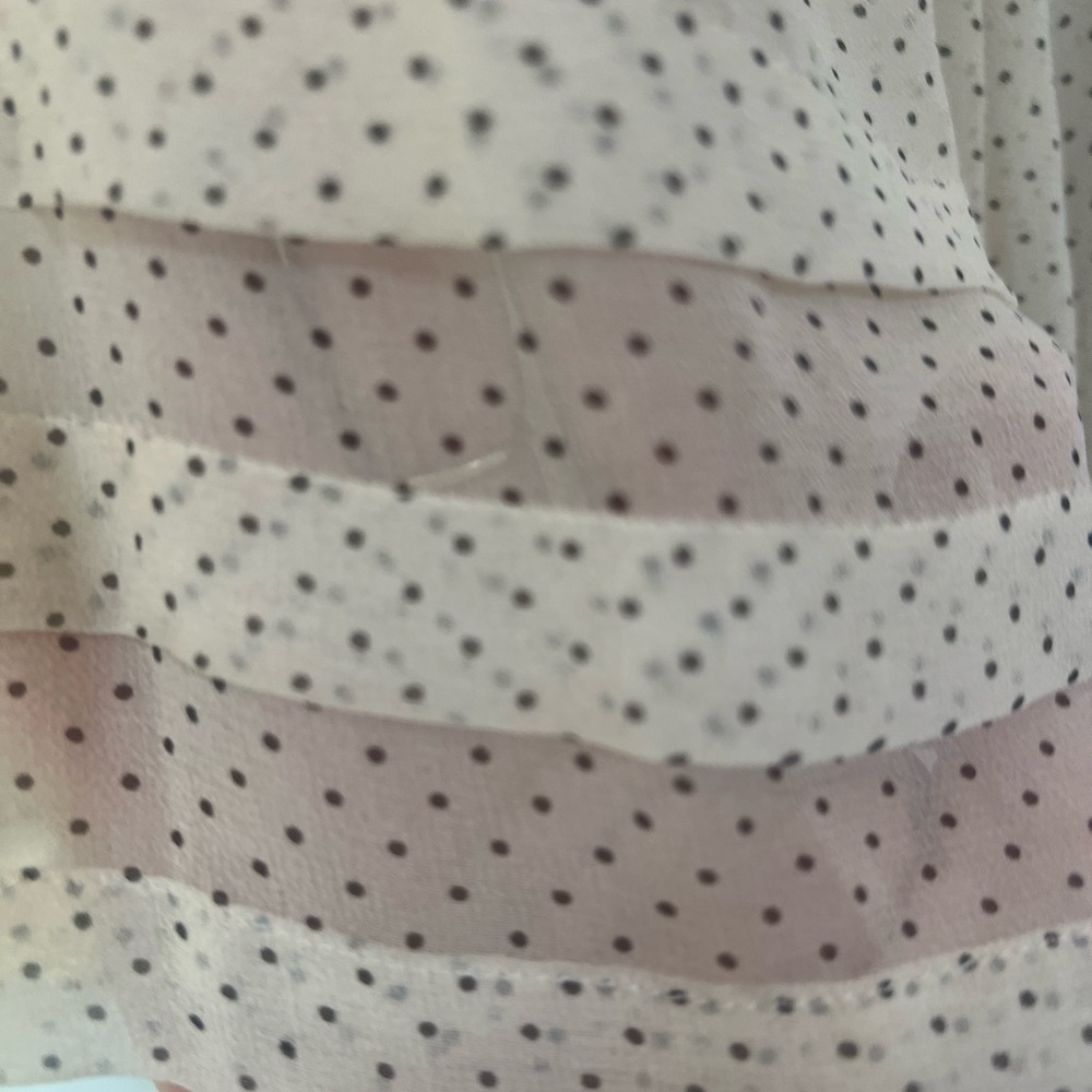 Elegant Cream 100% Silk Blouse with Black Accents—GORGEOUS details! NWT - Picture 5 of 13